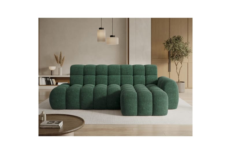 Sektionssoffa Eltap Ceedro 283x165x98 cm - Amore 35, Grön, Höger - Möbler - Soffa - Bäddsoffa