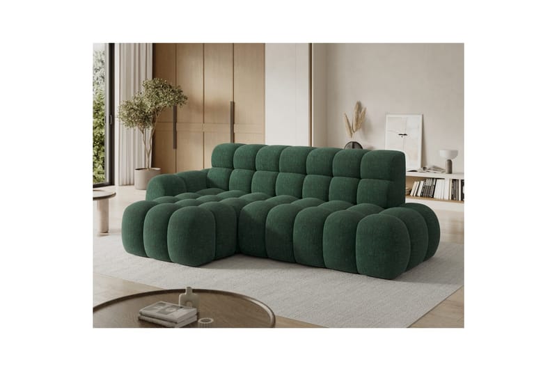 Sektionssoffa Eltap Ceedro 283x165x98 cm - Amore 35, Grön, Vänster - Möbler - Soffa - Bäddsoffa