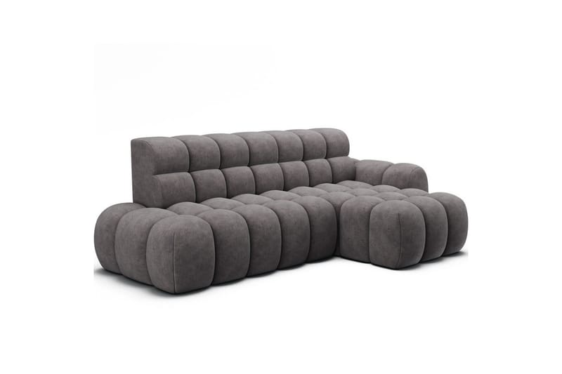 Sektionssoffa Eltap Ceedro 283x165x98 cm - Aura 04, Grå, Höger - Möbler - Soffa - Bäddsoffa