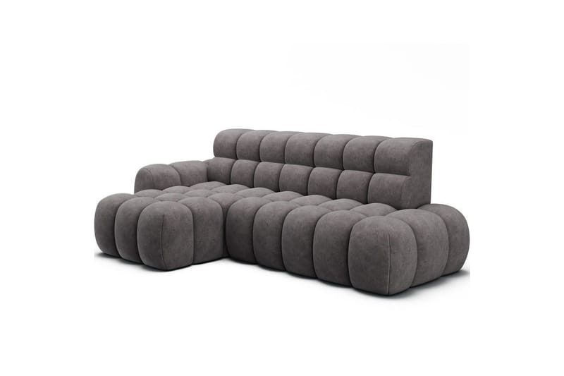 Sektionssoffa Eltap Ceedro 283x165x98 cm - Aura 04, Grå, Vänster - Möbler - Soffa - Bäddsoffa