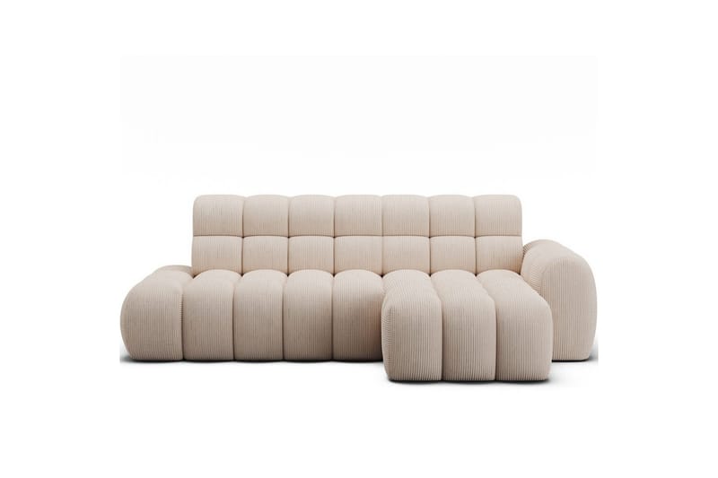 Sektionssoffa Eltap Ceedro 283x165x98 cm - Jarell 20, Beige, Höger - Möbler - Soffa - Bäddsoffa