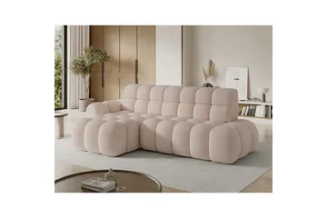 Sektionssoffa Eltap Ceedro 283x165x98 cm - Jarell 20, Beige, Vänster - Möbler - Soffa - Bäddsoffa