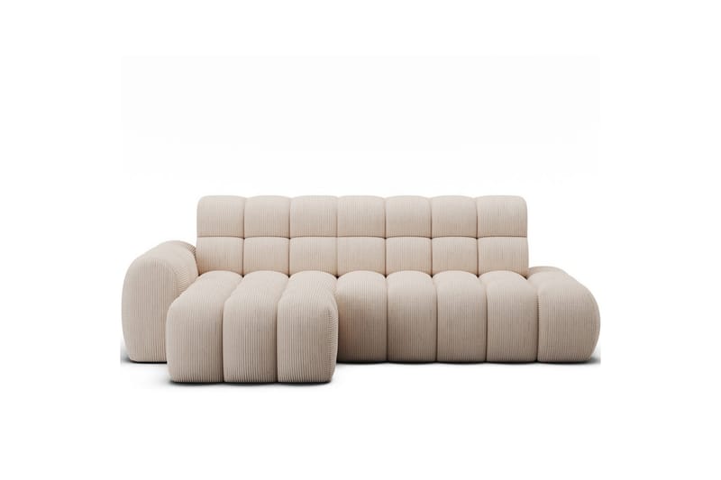 Sektionssoffa Eltap Ceedro 283x165x98 cm - Jarell 20, Beige, Vänster - Möbler - Soffa - Bäddsoffa