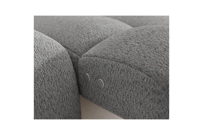 Sektionssoffa Eltap Ceedro 283x165x98 cm - Royal 04, Grå, Höger - Möbler - Soffa - Bäddsoffa