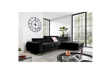 Sektionssoffa Eltap Grayson 278x205x92 cm - Loco 10, Svart, Höger - Möbler - Soffa - Bäddsoffa