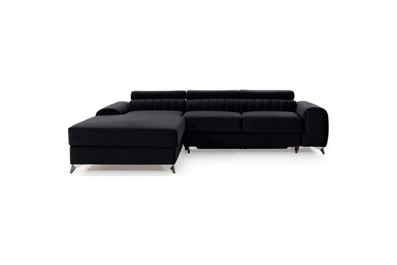 Sektionssoffa Eltap Grayson 278x205x92 cm - Loco 10, Svart, Vänster - Möbler - Soffa - Bäddsoffa
