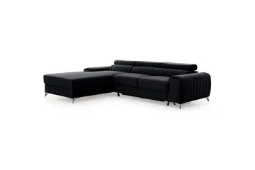 Sektionssoffa Eltap Grayson 278x205x92 cm - Loco 10, Svart, Vänster - Möbler - Soffa - Bäddsoffa