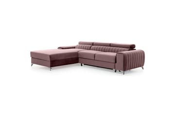 Sektionssoffa Eltap Grayson 278x205x92 cm - Loco 24, Rosa, Vänster - Möbler - Soffa - Bäddsoffa