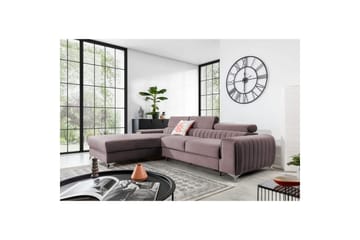 Sektionssoffa Eltap Grayson 278x205x92 cm - Loco 24, Rosa, Vänster - Möbler - Soffa - Bäddsoffa