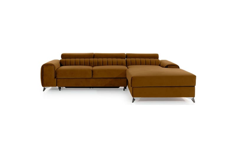 Sektionssoffa Eltap Grayson 278x205x92 cm - Loco 45, Gul, Höger - Möbler - Soffa - Bäddsoffa