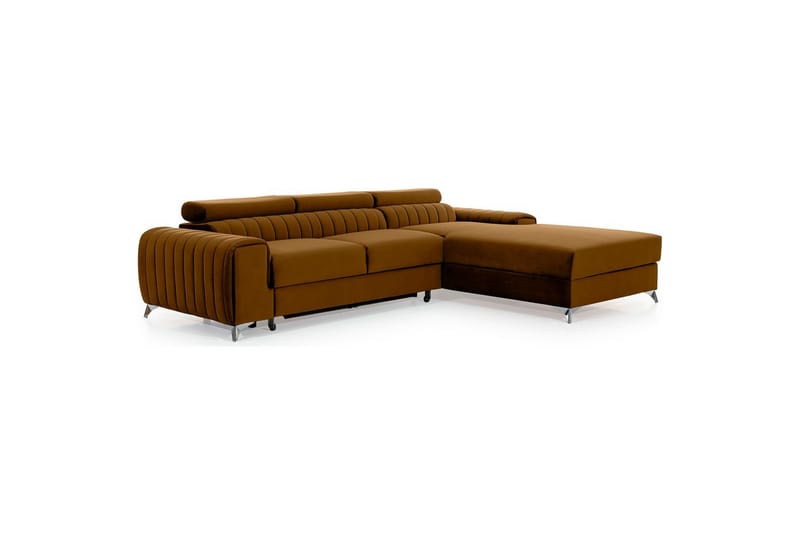 Sektionssoffa Eltap Grayson 278x205x92 cm - Loco 45, Gul, Höger - Möbler - Soffa - Bäddsoffa