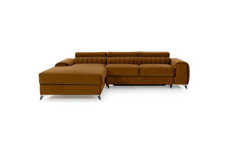 Sektionssoffa Eltap Grayson 278x205x92 cm - Loco 45, Gul, Vänster - Möbler - Soffa - Bäddsoffa