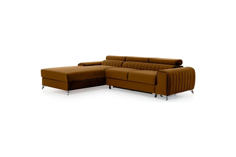 Sektionssoffa Eltap Grayson 278x205x92 cm - Loco 45, Gul, Vänster - Möbler - Soffa - Bäddsoffa
