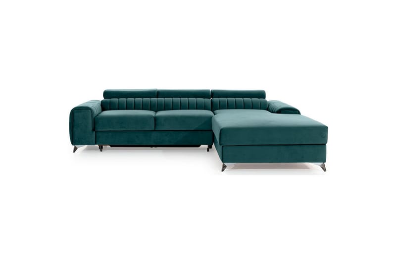 Sektionssoffa Eltap Grayson 278x205x92 cm - Monolith 76, Blå, Höger - Möbler - Soffa - Bäddsoffa
