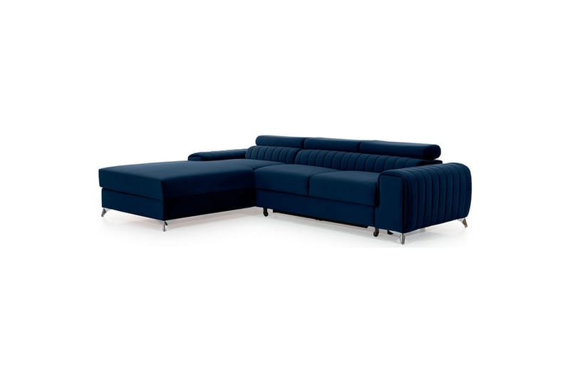 Sektionssoffa Eltap Grayson 278x205x92 cm - Monolith 79, Mörkblå, Vänster - Möbler - Soffa - Bäddsoffa