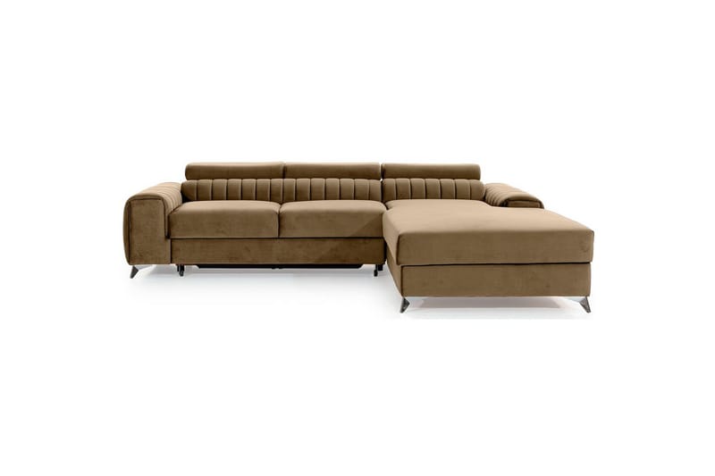 Sektionssoffa Eltap Grayson 278x205x92 cm - Nube 20, Beige, Höger - Möbler - Soffa - Bäddsoffa