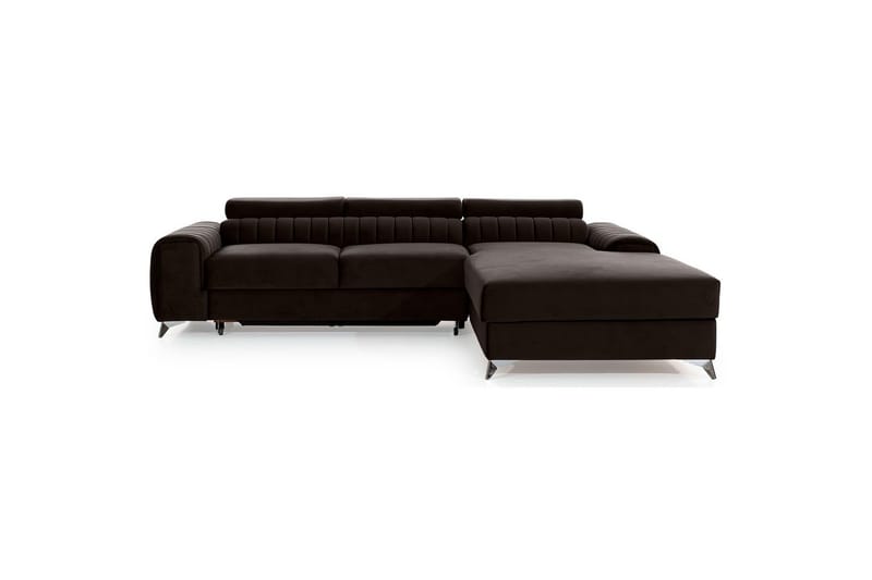 Sektionssoffa Eltap Grayson 278x205x92 cm - Nube 22, Brun, Höger - Möbler - Soffa - Bäddsoffa