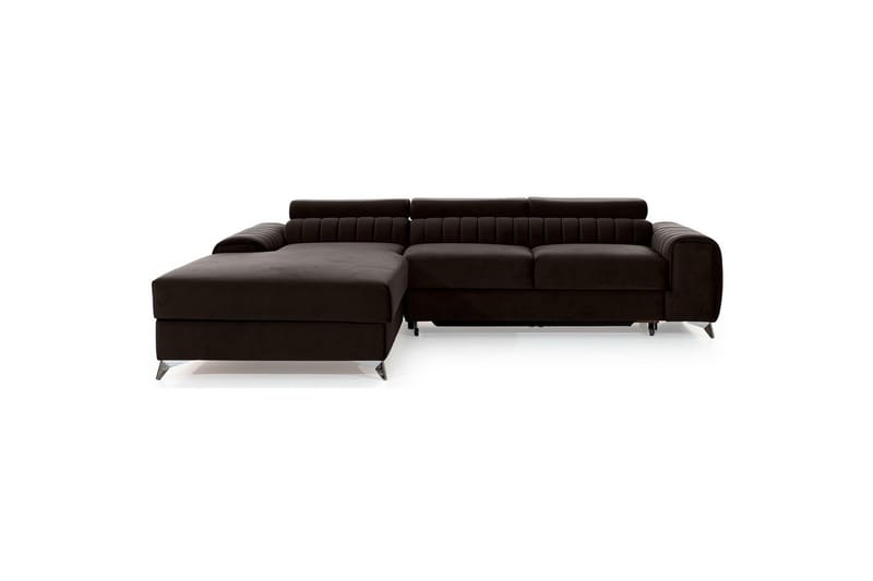 Sektionssoffa Eltap Grayson 278x205x92 cm - Nube 22, Brun, Vänster - Möbler - Soffa - Bäddsoffa