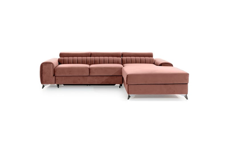 Sektionssoffa Eltap Grayson 278x205x92 cm, Nube 24, Rosa, Höger