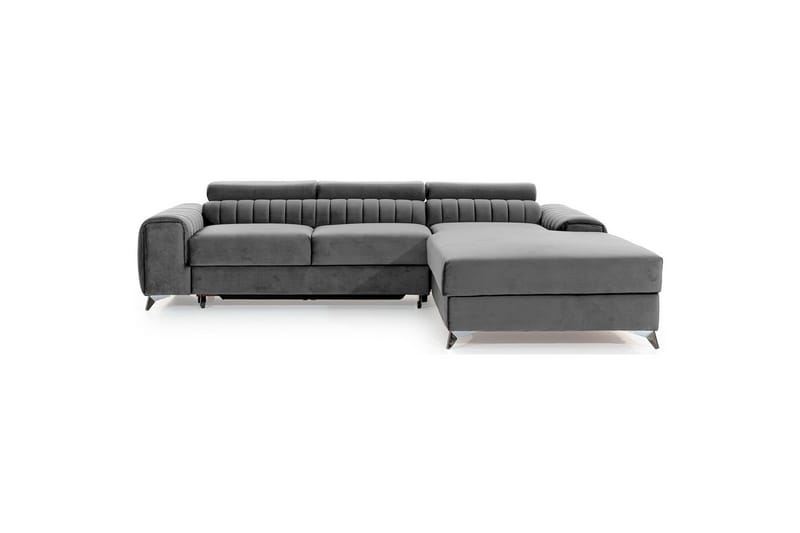 Sektionssoffa Eltap Grayson 278x205x92 cm - Nube 3, Ljusgrå, Höger - Möbler - Soffa - Bäddsoffa