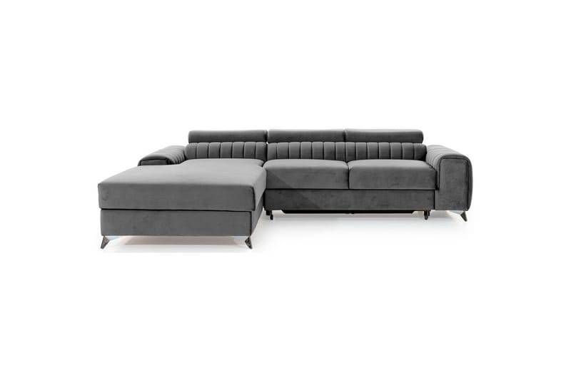 Sektionssoffa Eltap Grayson 278x205x92 cm - Nube 3, Ljusgrå, Vänster - Möbler - Soffa - Bäddsoffa