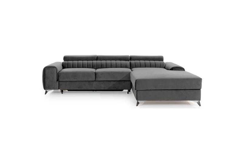 Sektionssoffa Eltap Grayson 278x205x92 cm - Nube 4, Ljusgrå, Höger - Möbler - Soffa - Bäddsoffa