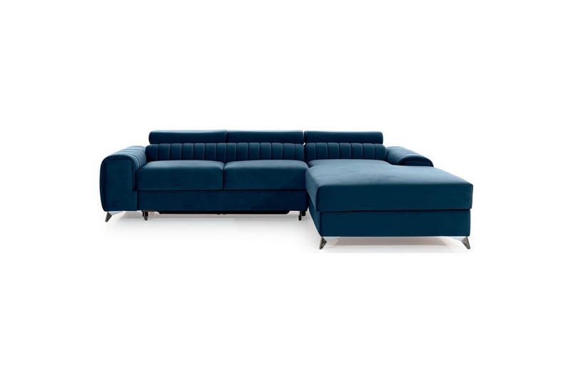 Sektionssoffa Eltap Grayson 278x205x92 cm - Nube 40, Blå, Höger - Möbler - Soffa - Bäddsoffa