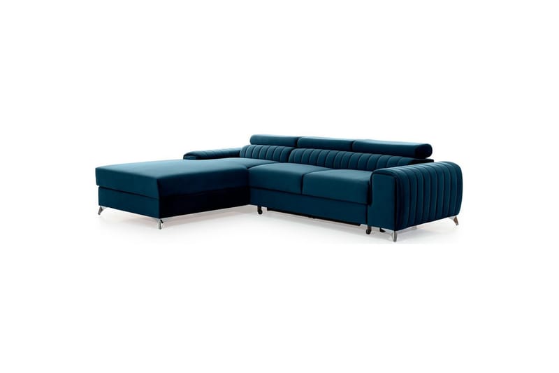 Sektionssoffa Eltap Grayson 278x205x92 cm - Nube 40, Blå, Vänster - Möbler - Soffa - Bäddsoffa