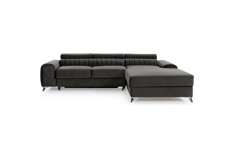 Sektionssoffa Eltap Grayson 278x205x92 cm - Nube 5, Grå, Höger - Möbler - Soffa - Bäddsoffa