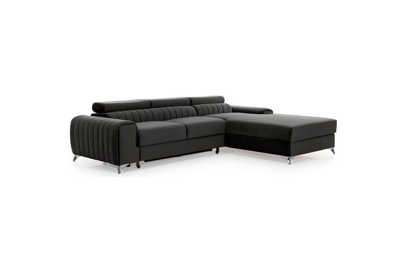 Sektionssoffa Eltap Grayson 278x205x92 cm - Nube 5, Grå, Höger - Möbler - Soffa - Bäddsoffa