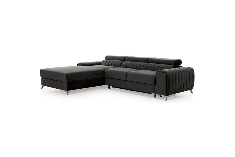 Sektionssoffa Eltap Grayson 278x205x92 cm - Nube 5, Grå, Vänster - Möbler - Soffa - Bäddsoffa