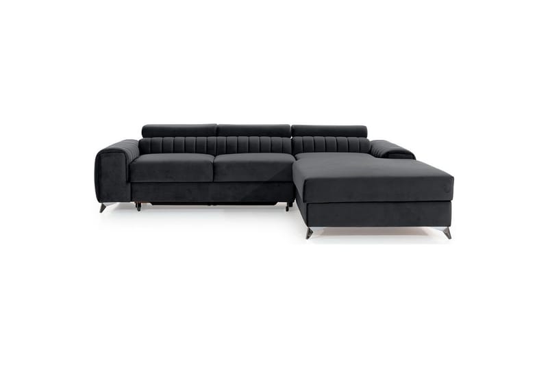 Sektionssoffa Eltap Grayson 278x205x92 cm - Nube 6, Mörkgrå, Höger - Möbler - Soffa - Bäddsoffa