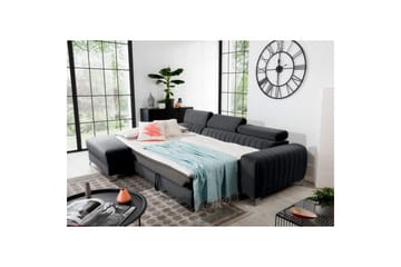 Sektionssoffa Eltap Grayson 278x205x92 cm - Nube 6, Mörkgrå, Vänster - Möbler - Soffa - Bäddsoffa