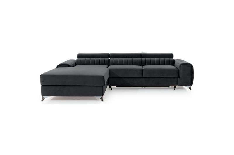 Sektionssoffa Eltap Grayson 278x205x92 cm - Nube 6, Mörkgrå, Vänster - Möbler - Soffa - Bäddsoffa