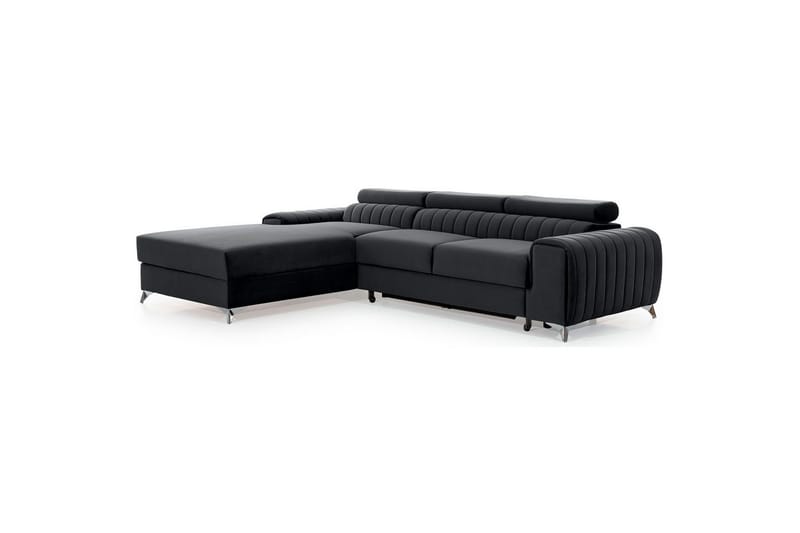Sektionssoffa Eltap Grayson 278x205x92 cm - Nube 6, Mörkgrå, Vänster - Möbler - Soffa - Bäddsoffa