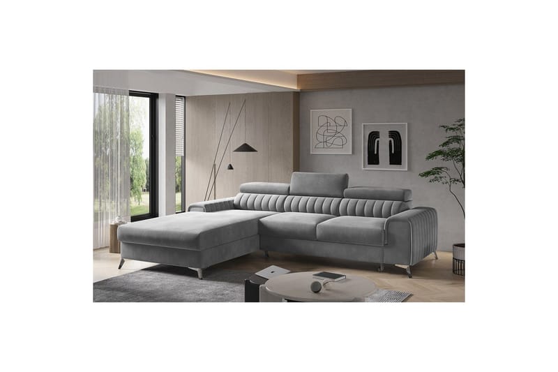 Sektionssoffa Eltap Grayson 278x205x92 cm - Sola 4, Vänster - Möbler - Soffa - Bäddsoffa