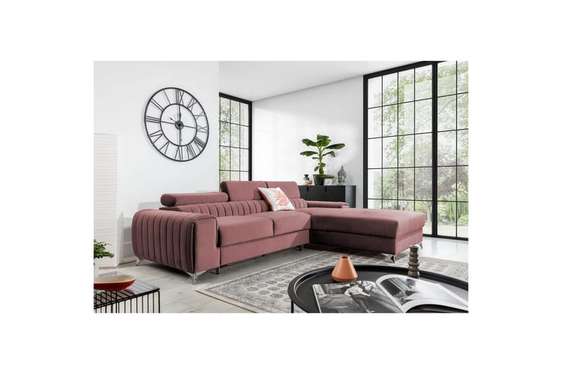 Sektionssoffa Eltap Grayson 278x205x92 cm - Velvetmat 24, Höger - Möbler - Soffa - Bäddsoffa