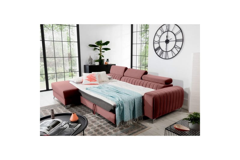 Sektionssoffa Eltap Grayson 278x205x92 cm - Velvetmat 24, Vänster - Möbler - Soffa - Bäddsoffa