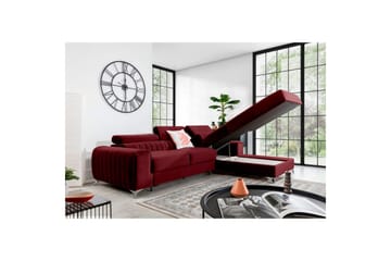 Sektionssoffa Eltap Grayson 278x205x92 cm - Velvetmat 25, Höger - Möbler - Soffa - Bäddsoffa