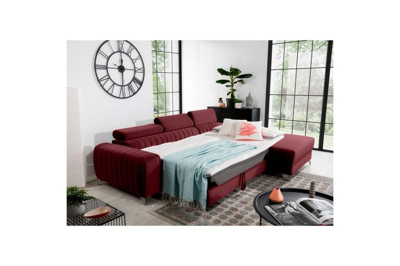 Sektionssoffa Eltap Grayson 278x205x92 cm - Velvetmat 25, Höger - Möbler - Soffa - Bäddsoffa