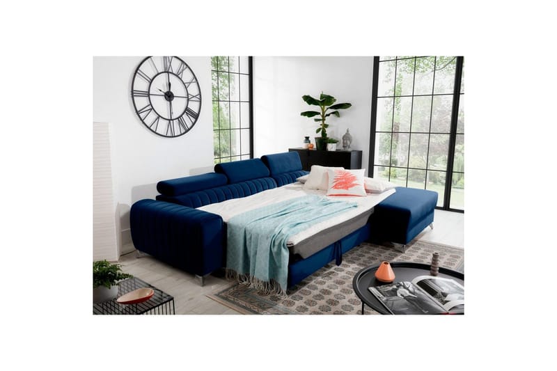 Sektionssoffa Eltap Grayson 278x205x92 cm - Velvetmat 40, Höger - Möbler - Soffa - Bäddsoffa