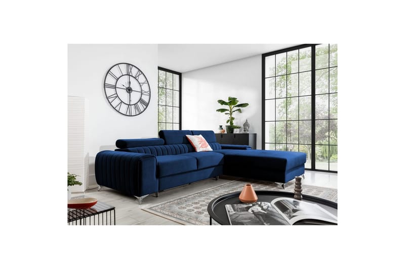 Sektionssoffa Eltap Grayson 278x205x92 cm - Velvetmat 40, Höger - Möbler - Soffa - Bäddsoffa