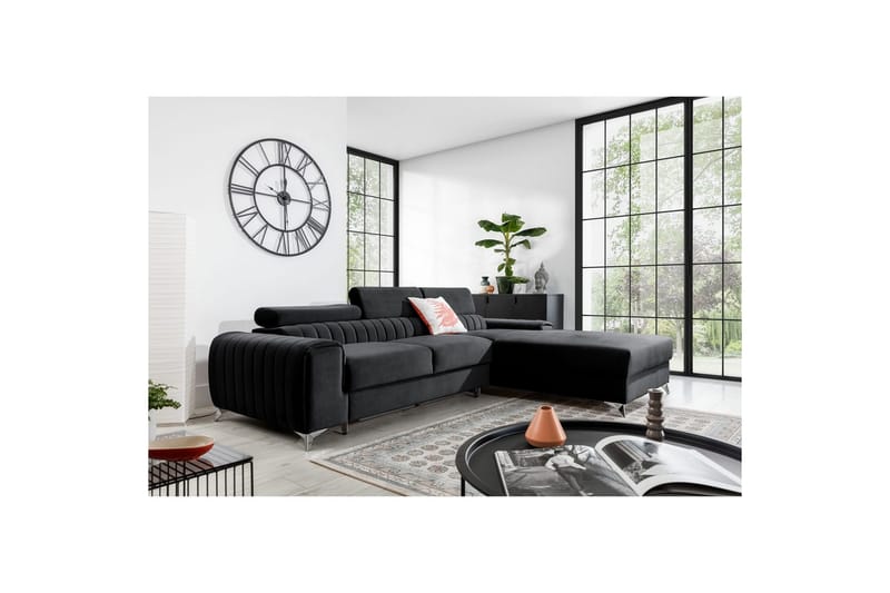 Sektionssoffa Eltap Grayson 278x205x92 cm - Velvetmat 6, Höger - Möbler - Soffa - Bäddsoffa