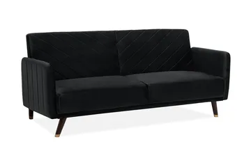 Senja Bäddsoffa 200 cm - Svart - Möbler - Soffa - Bäddsoffa
