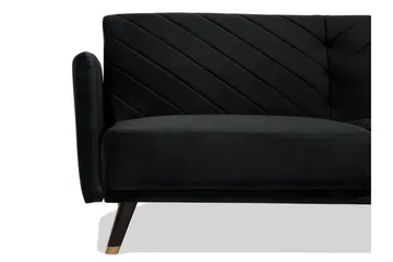 Senja Bäddsoffa 200 cm - Svart - Möbler - Soffa - Bäddsoffa