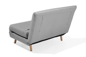 Setten 1-sits Rektangulär Längsbäddad Bäddsoffa 104x172 cm i Tyg - Grå - Möbler - Soffa - Bäddsoffa