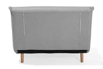Setten 1-sits Rektangulär Längsbäddad Bäddsoffa 104x172 cm i Tyg - Grå - Möbler - Soffa - Bäddsoffa