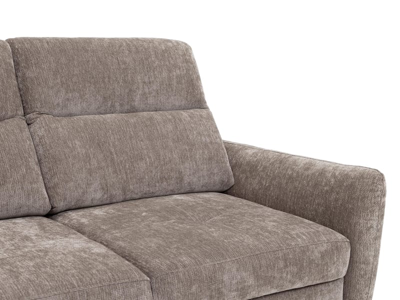 Sies 3-sits Bäddsoffa divan höger med förvaring - grå - Möbler - Soffa - Bäddsoffa