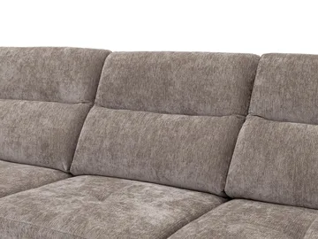 Sies 3-sits Bäddsoffa divan vänster med förvaring - brun - Möbler - Soffa - Bäddsoffa