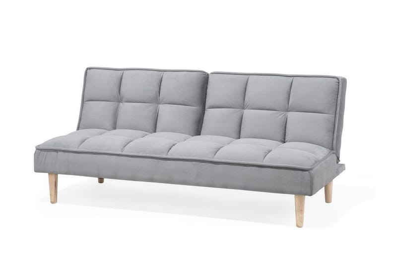Siljan 3-sits Rektangulär Längsbäddad Bäddsoffa 105x177 cm i Tyg - Grå - Möbler - Soffa - Bäddsoffa